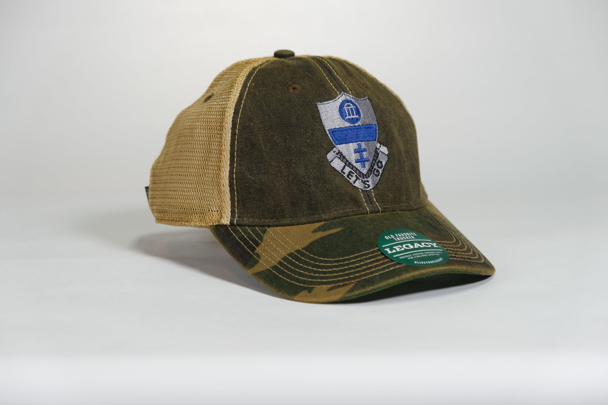 325th Airborne Infantry Regiment (AIR) DUI, 82nd Airborne Division Patch Embroidered Full Color Old Faithful Trucker Cap - Shamrock Collective