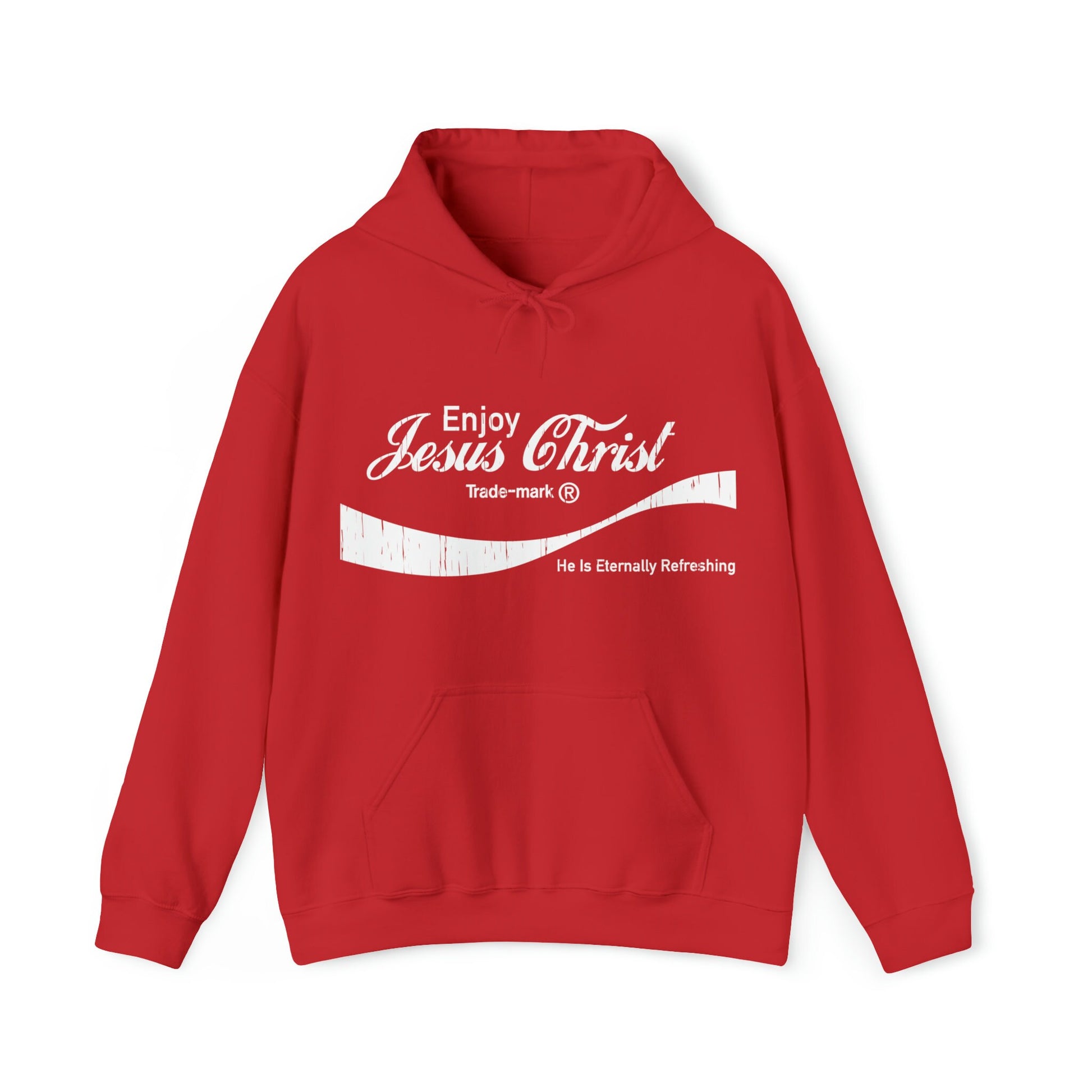 Eternally Refreshing Enjoy Jesus Christ Hooded Sweatshirt | Christian Hoodie | Ministry Apparel - Shamrock Collective