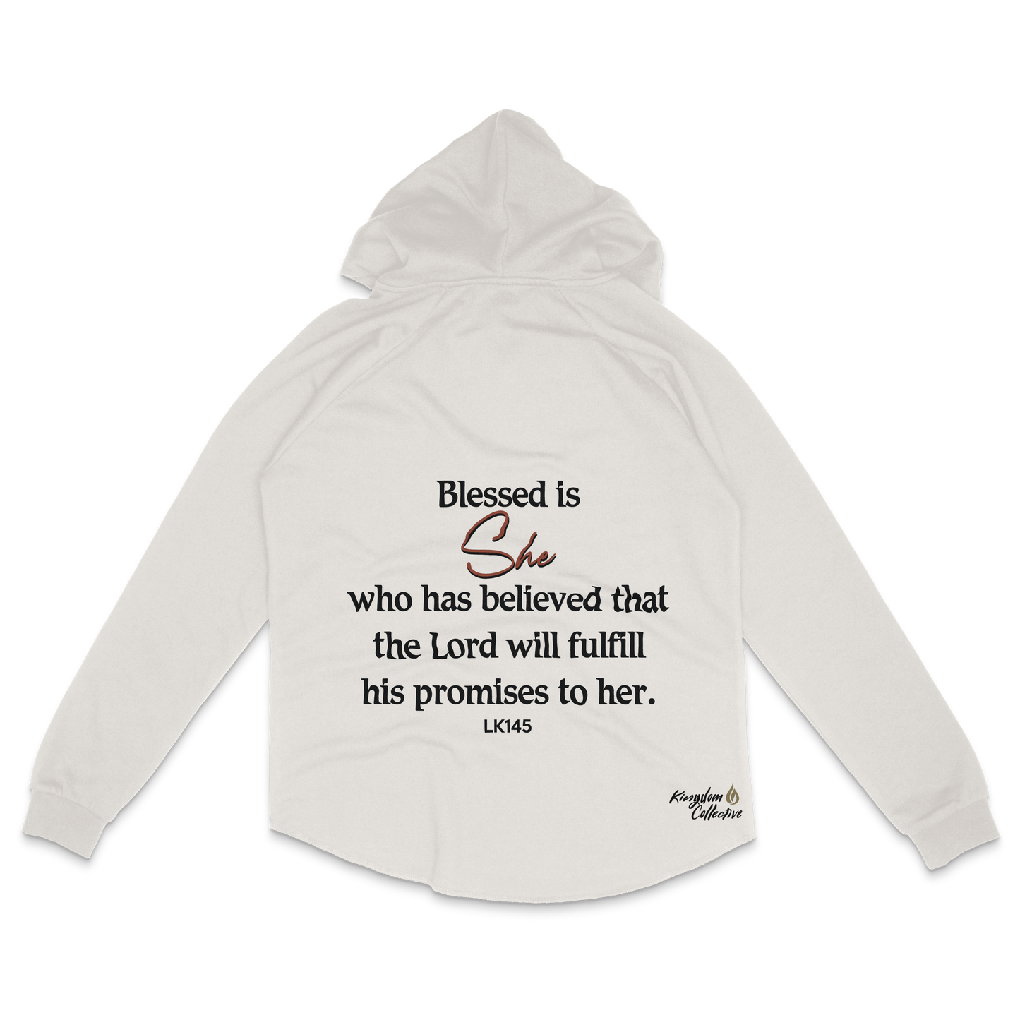 Blessed is She Women's California Wave Hooded Sweatshirt | Christian Hoodie | Ministry Apparel - Shamrock Collective