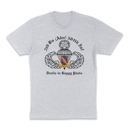 2-504 PIR White Devils PT T-Shirt - US Army 82nd Airborne Division Recreated Physical Training Tee - Shamrock Collective