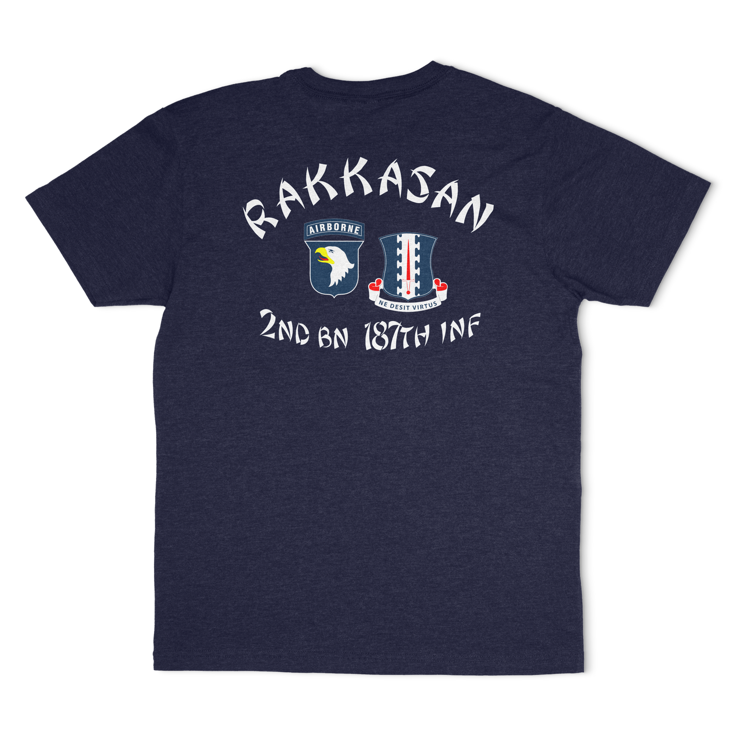 2nd Battalion 187th Infantry Regiment (2-187) Rakkasan Raiders PT T-Shirt | Fort Cambell, KY 101st Airborne Division - Shamrock Collective