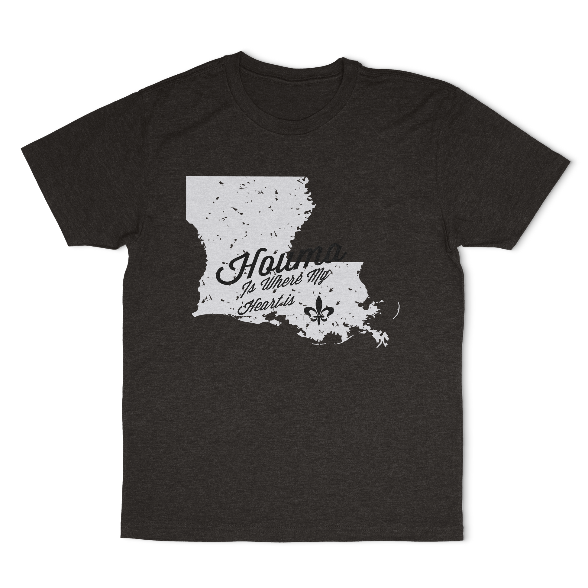 Houma Is Where My Heart Is T-Shirt | Louisiana Collection | Terrebonne Parish - Shamrock Collective
