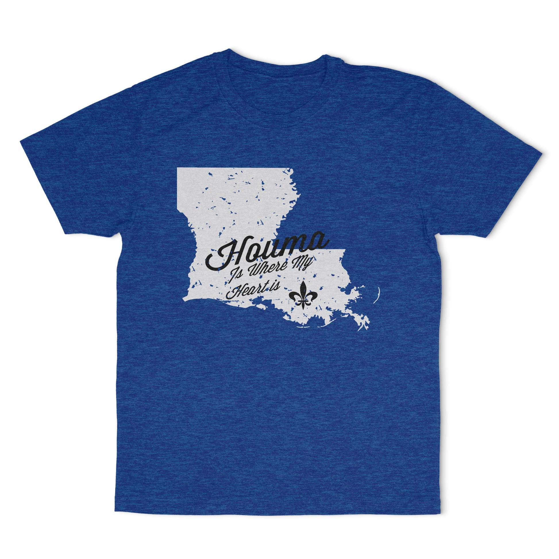 Houma Is Where My Heart Is T-Shirt | Louisiana Collection | Terrebonne Parish - Shamrock Collective