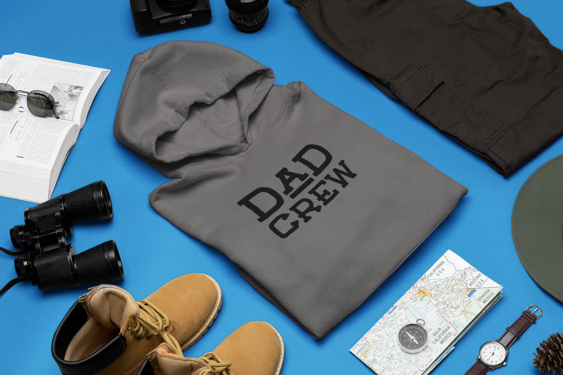 Dad Crew Hoodie - The Perfect Hoodie for Cool Dads - Shamrock Collective