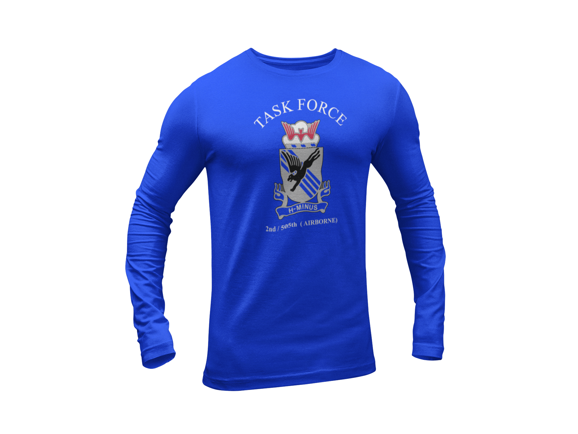2-505 PIR Task Force PT Long Sleeve - Honoring the US Army 82nd Airborne Division's Legacy | Army PT Long Sleeve Shirt - Shamrock Collective