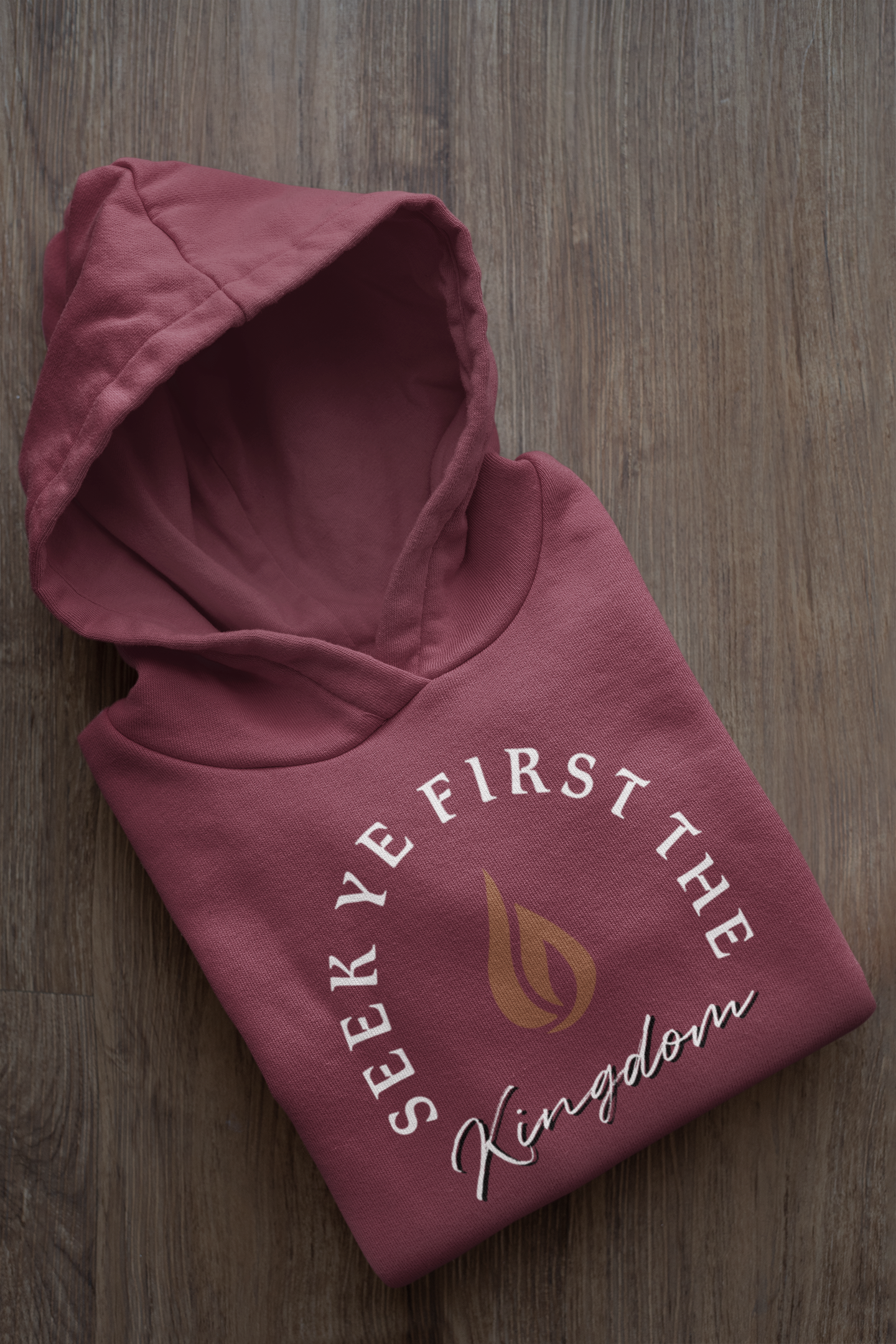 Seek Ye First Hooded Sweatshirt | Christian Hoodie | Ministry Apparel - Shamrock Collective