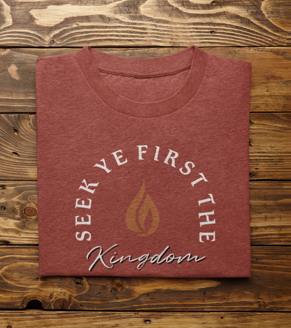 Seek Ye First T-Shirt | Christian Tee | Ministry Apparel - Shamrock Collective