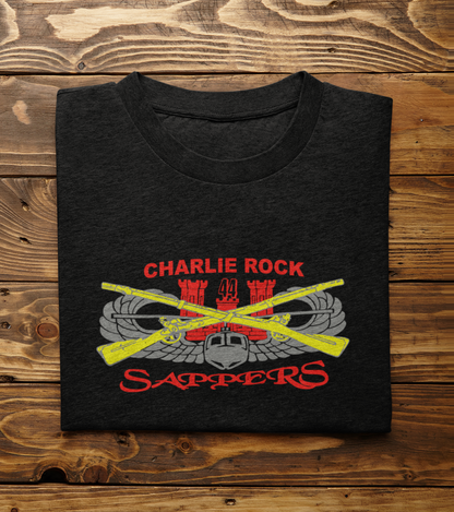 Charlie Rock 44th Engineers PT T-Shirt - Essayons | Army PT Shirts - Shamrock Collective