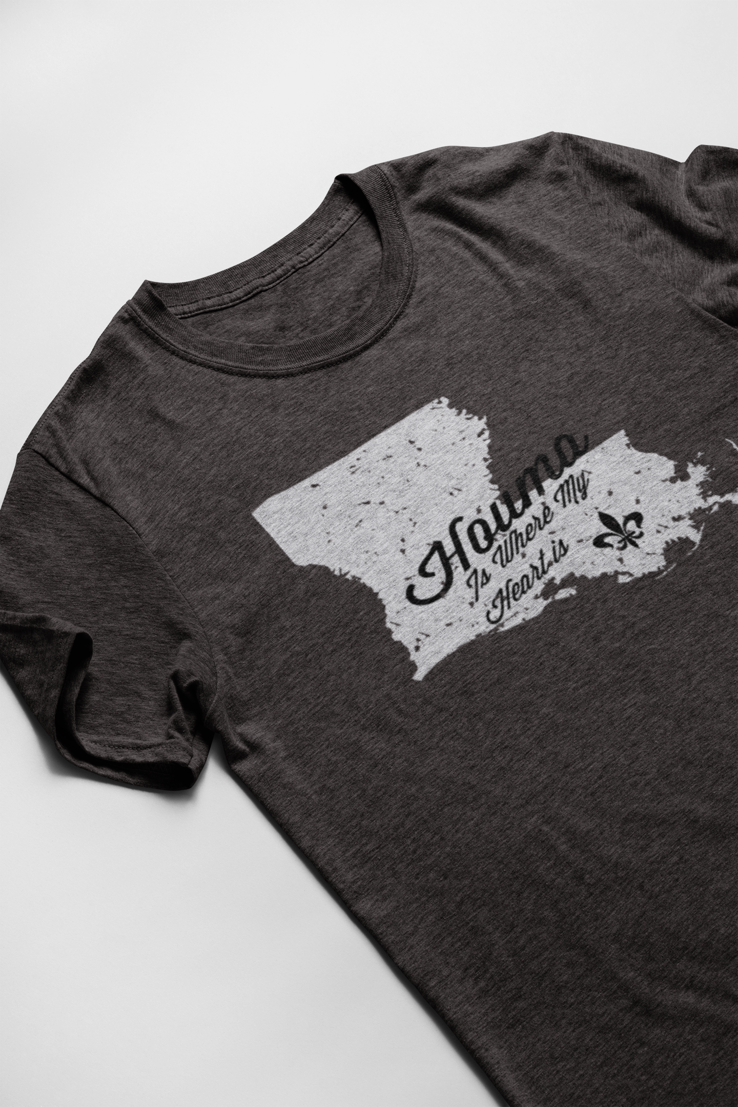Houma Is Where My Heart Is T-Shirt | Louisiana Collection | Terrebonne Parish - Shamrock Collective