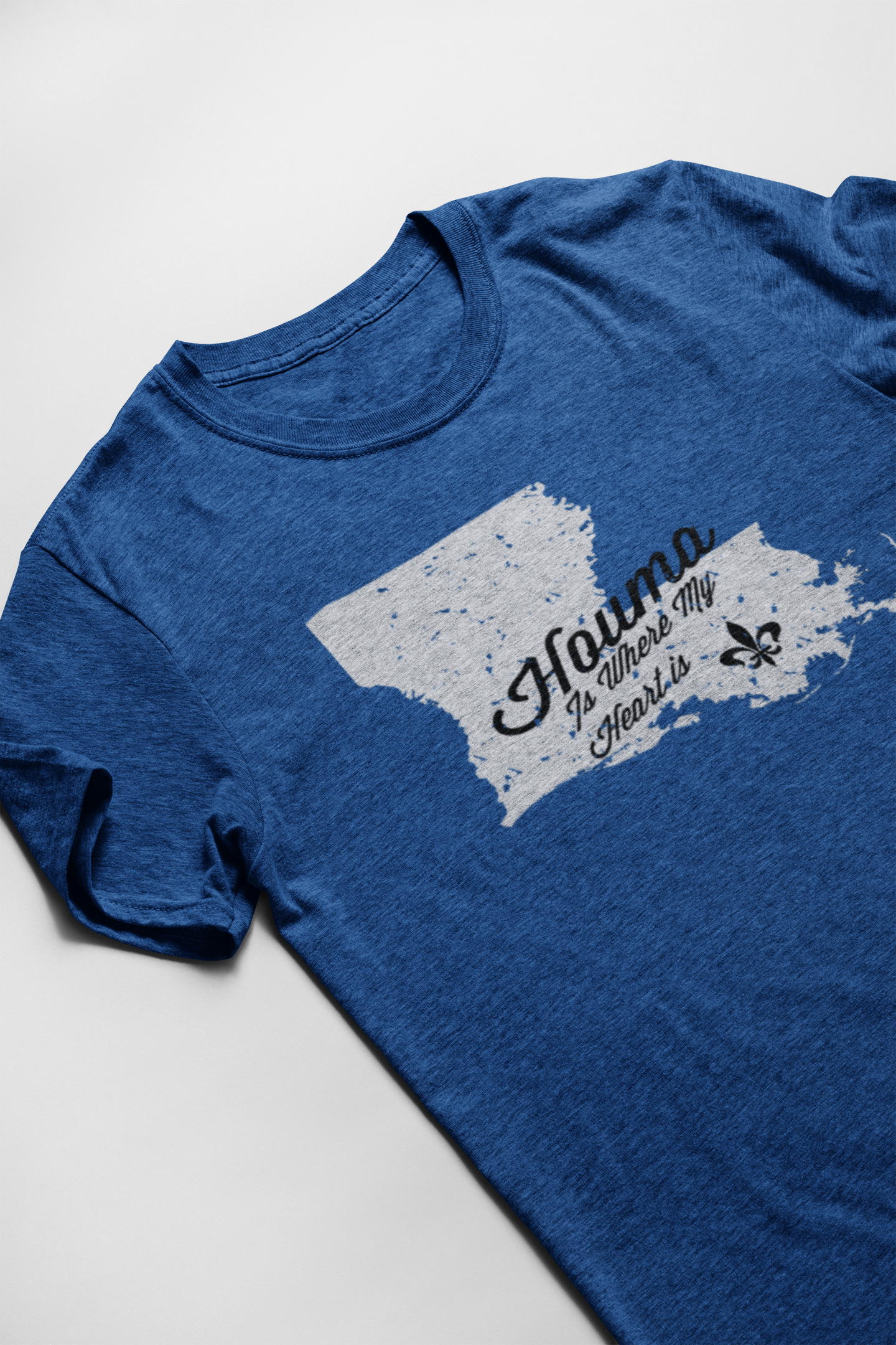 Houma Is Where My Heart Is T-Shirt | Louisiana Collection | Terrebonne Parish - Shamrock Collective