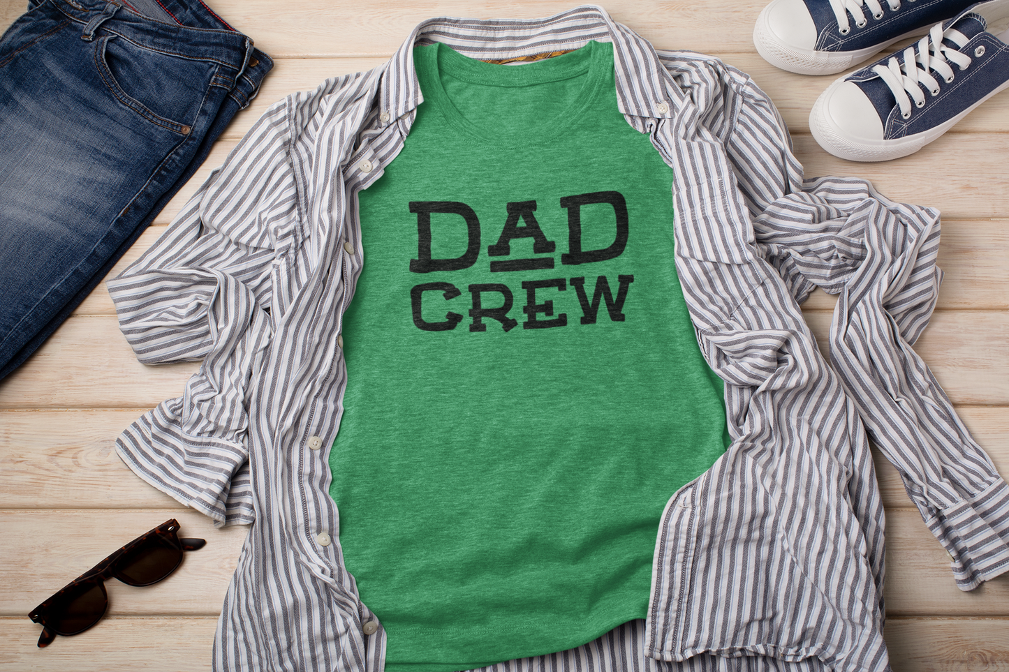 Dad Crew T-Shirt - The Perfect Shirt for Cool Dads - Shamrock Collective