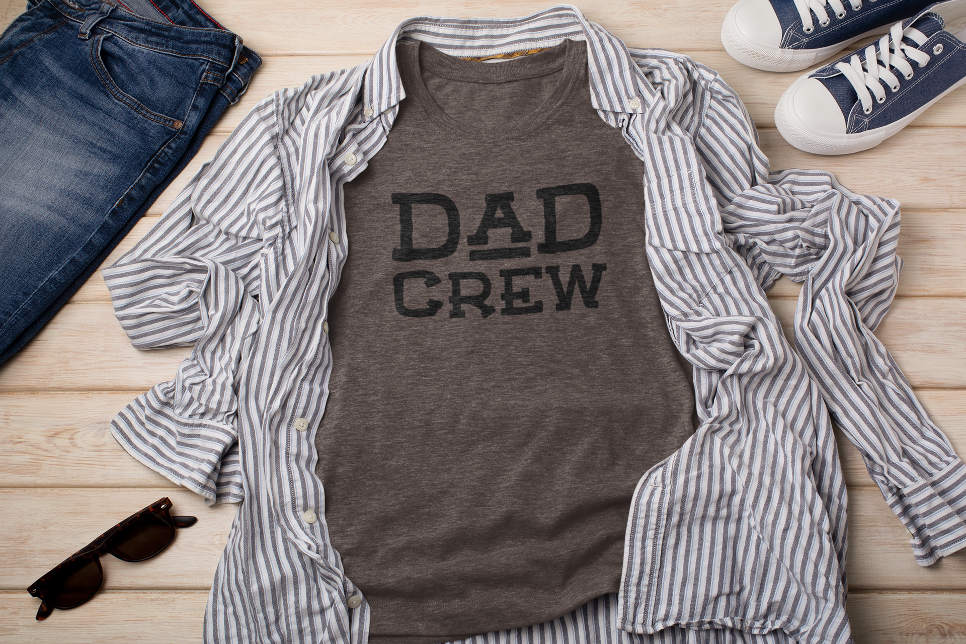 Dad Crew T-Shirt - The Perfect Shirt for Cool Dads - Shamrock Collective