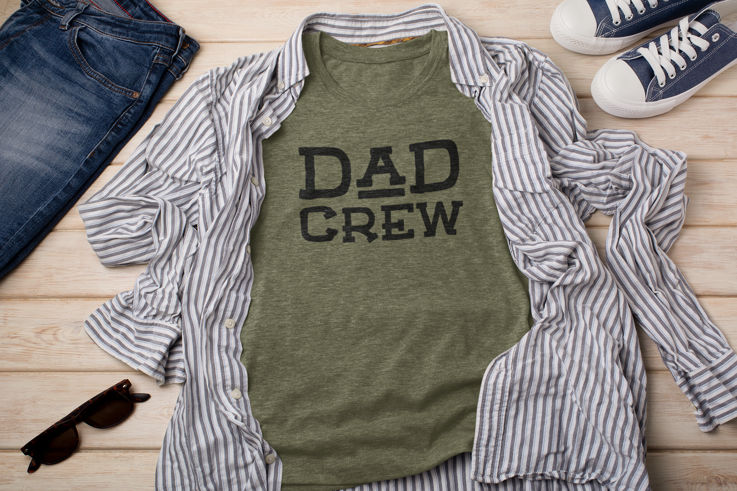 Dad Crew T-Shirt - The Perfect Shirt for Cool Dads - Shamrock Collective