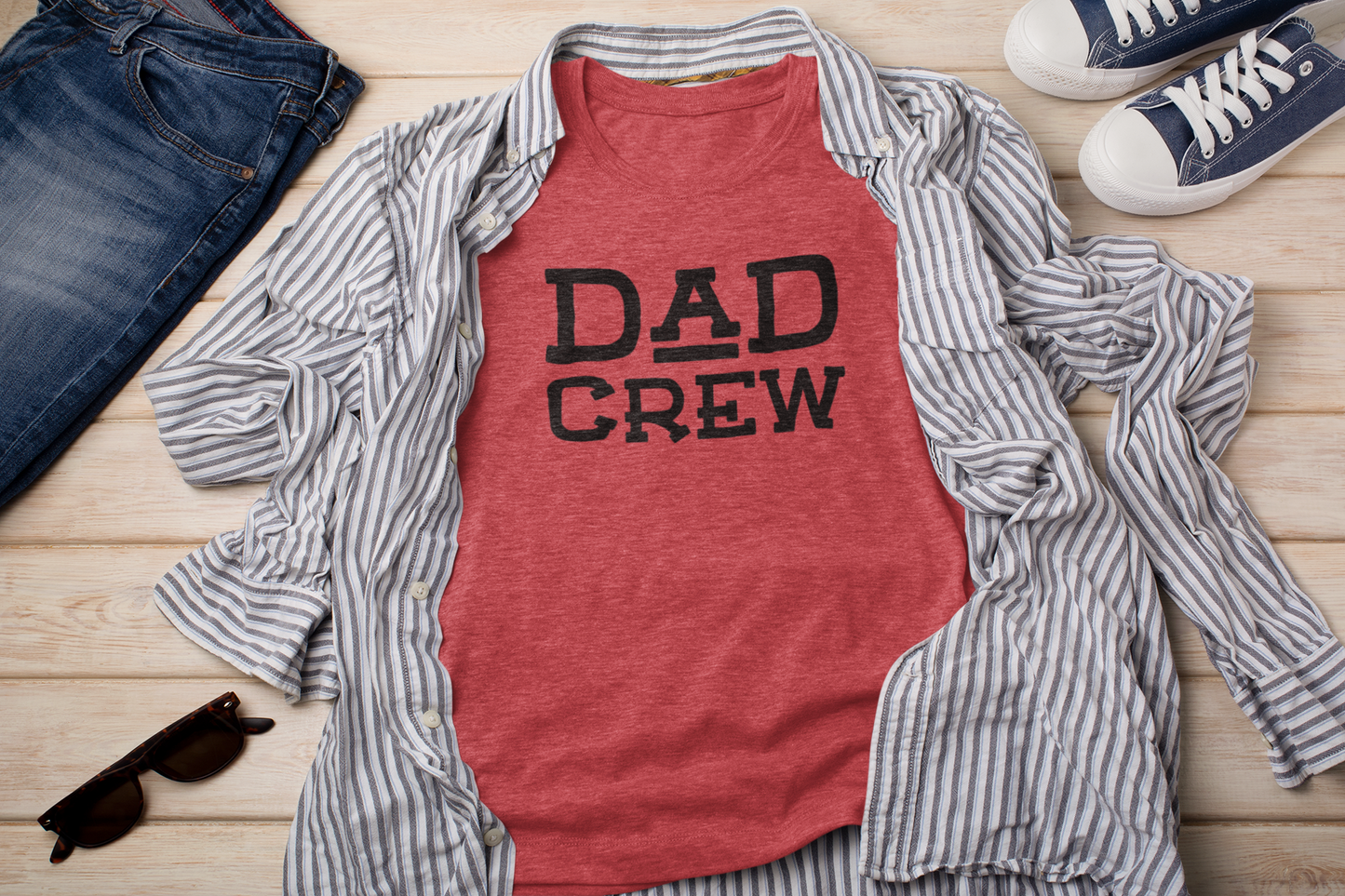 Dad Crew T-Shirt - The Perfect Shirt for Cool Dads - Shamrock Collective
