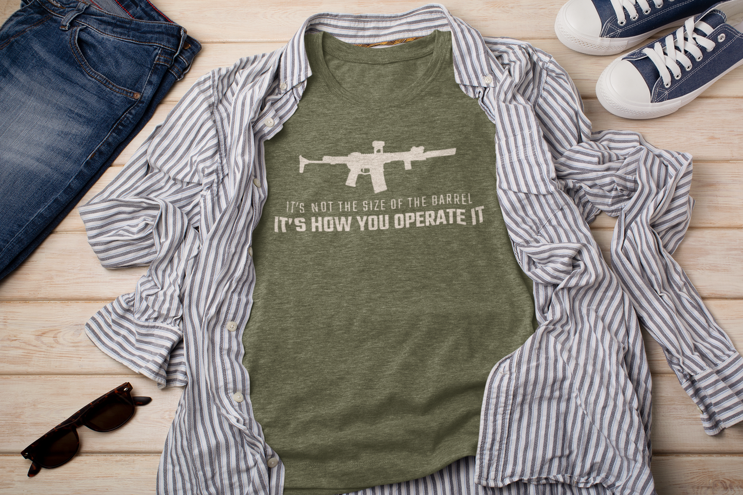 Size of the Barrel T-Shirt | 2A Supporter | FVBV Apparel - Shamrock Collective