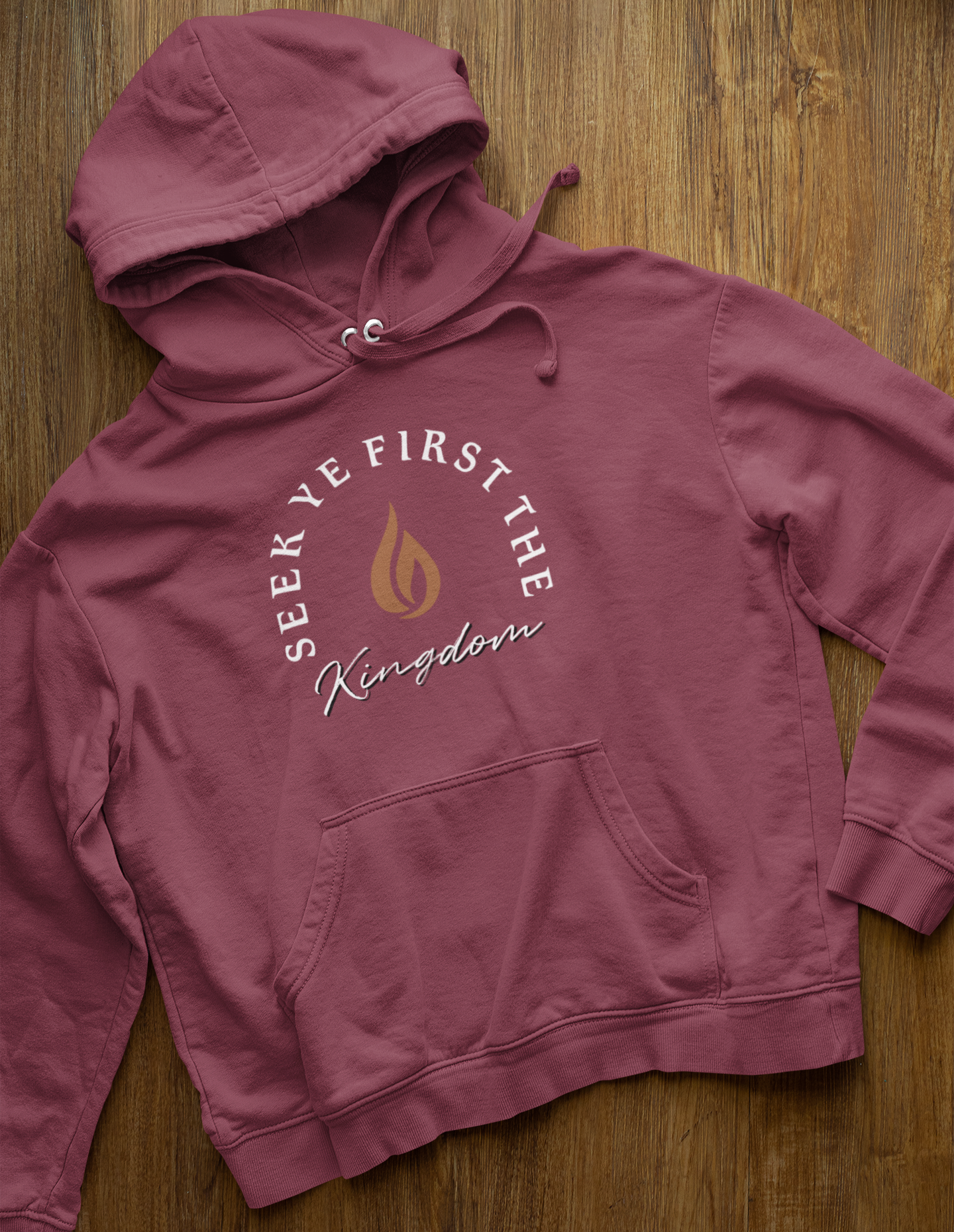 Seek Ye First Hooded Sweatshirt | Christian Hoodie | Ministry Apparel - Shamrock Collective