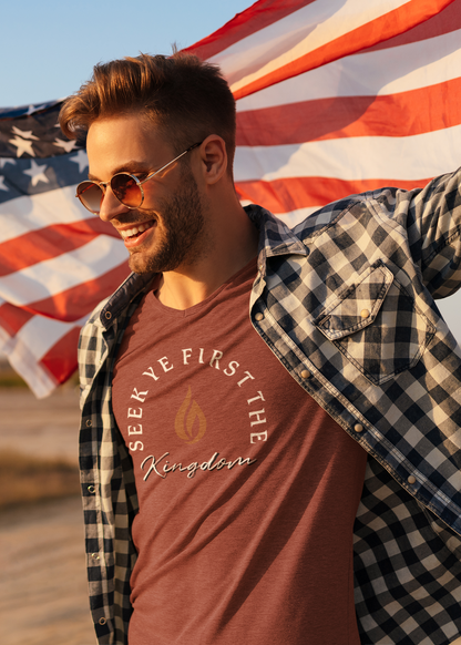 Seek Ye First T-Shirt | Christian Tee | Ministry Apparel - Shamrock Collective