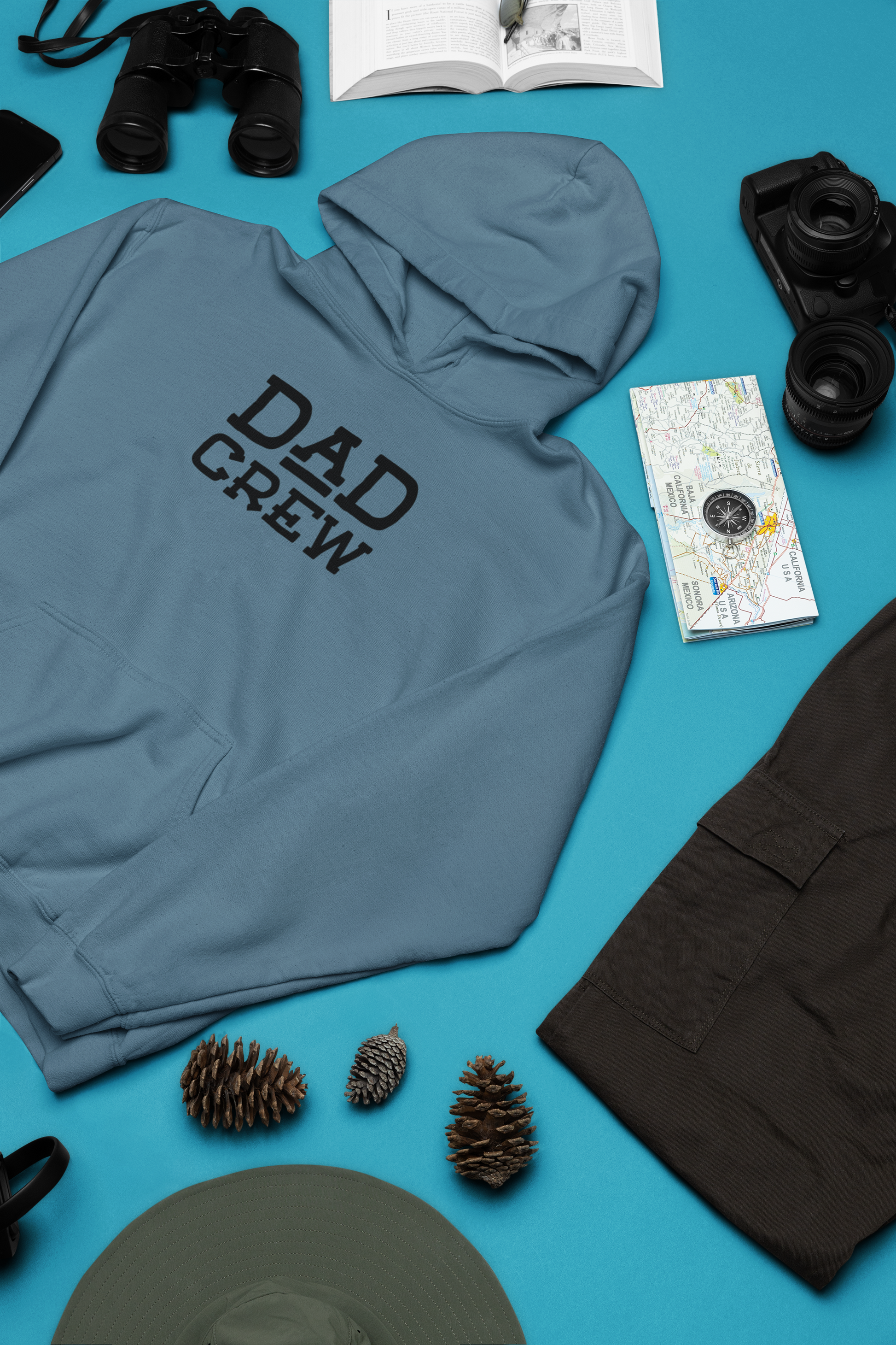 Dad Crew Hoodie - The Perfect Hoodie for Cool Dads - Shamrock Collective