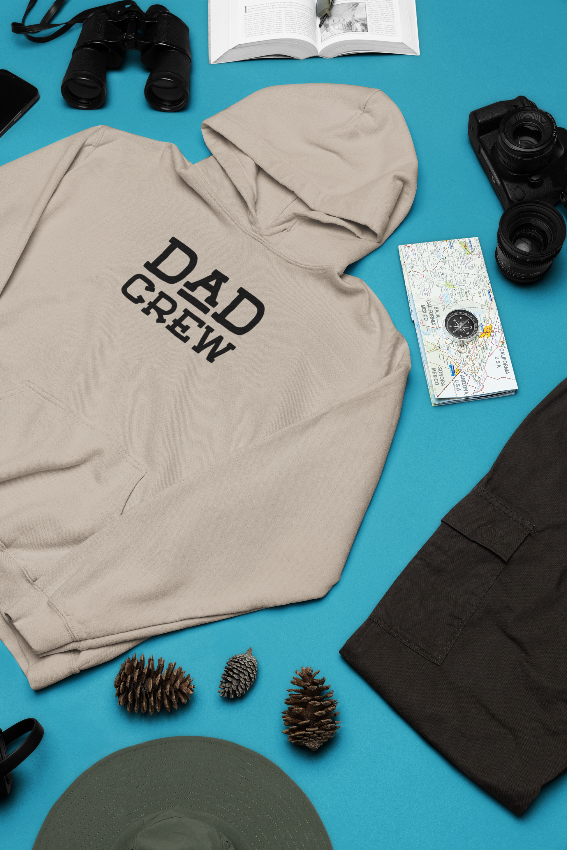 Dad Crew Hoodie - The Perfect Hoodie for Cool Dads - Shamrock Collective