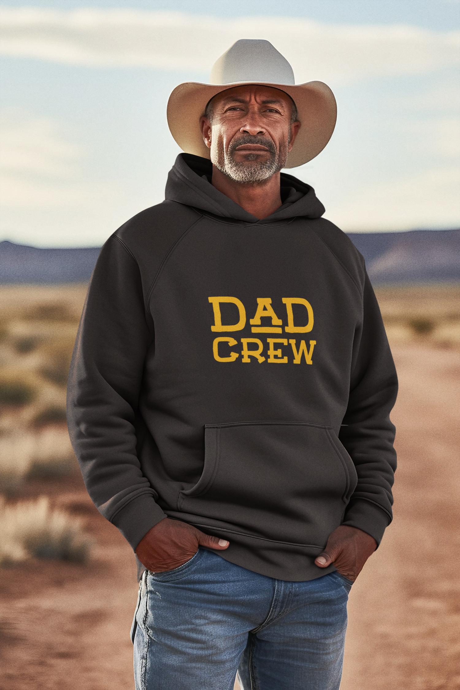 Dad Crew Hoodie San Diego Baseball Edition- The Perfect Hoodie for Cool Dads - Shamrock Collective